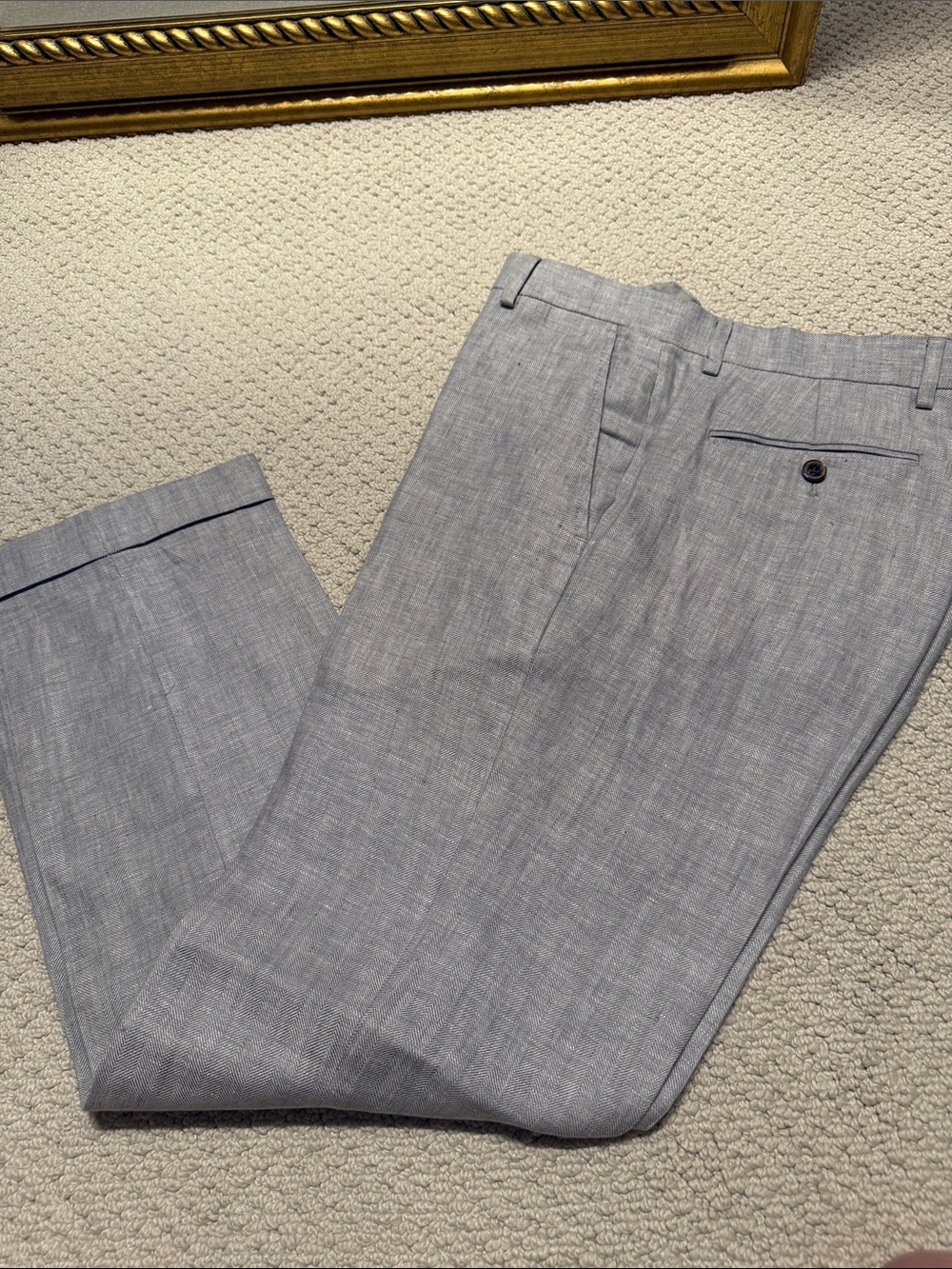 Murano Light Gray Men's Dress Pants - Slim Tailored Style